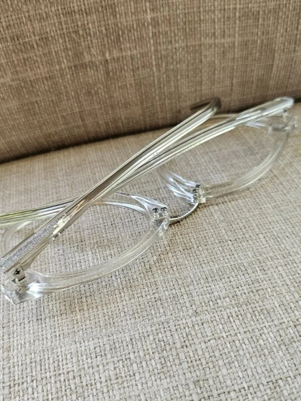 Kirkland Signature Glasses Frame Crystal Clear MOOSE Eyewear Eyeglasses Italy